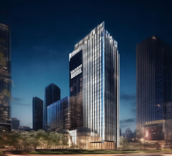 亚朵酒店位于区域中心，品牌影响力显著提升。